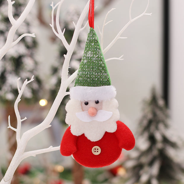 Christmas Decorations Christmas Tree Cartoon Doll Pendant