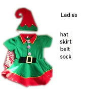 Corduroy Children's Christmas Elf Clothing